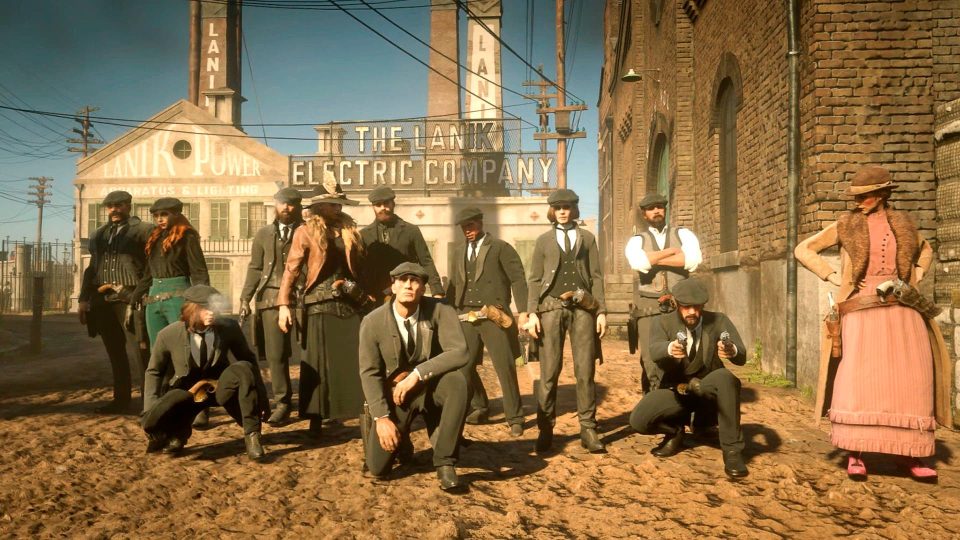 Кадр из игры по сериалу «Острые козырьки»